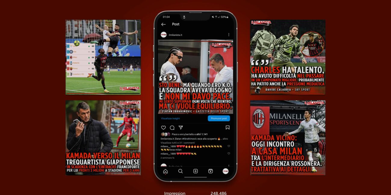 mockup il milanista