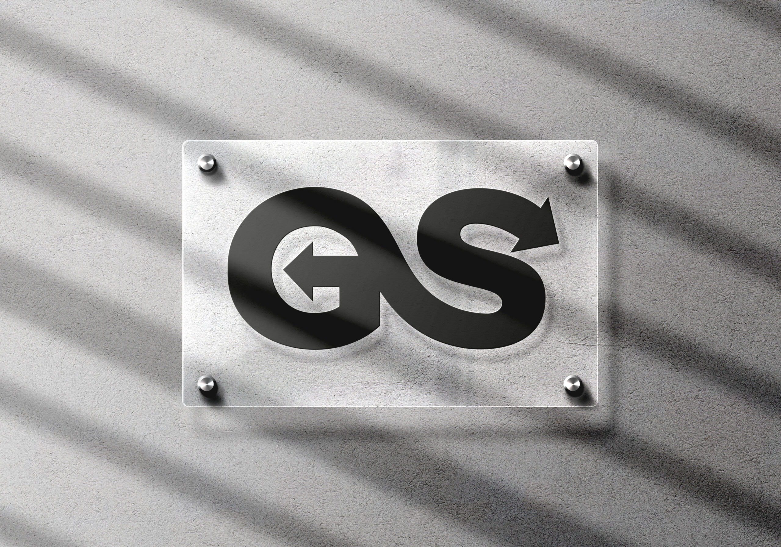 mockup vetro trasparente