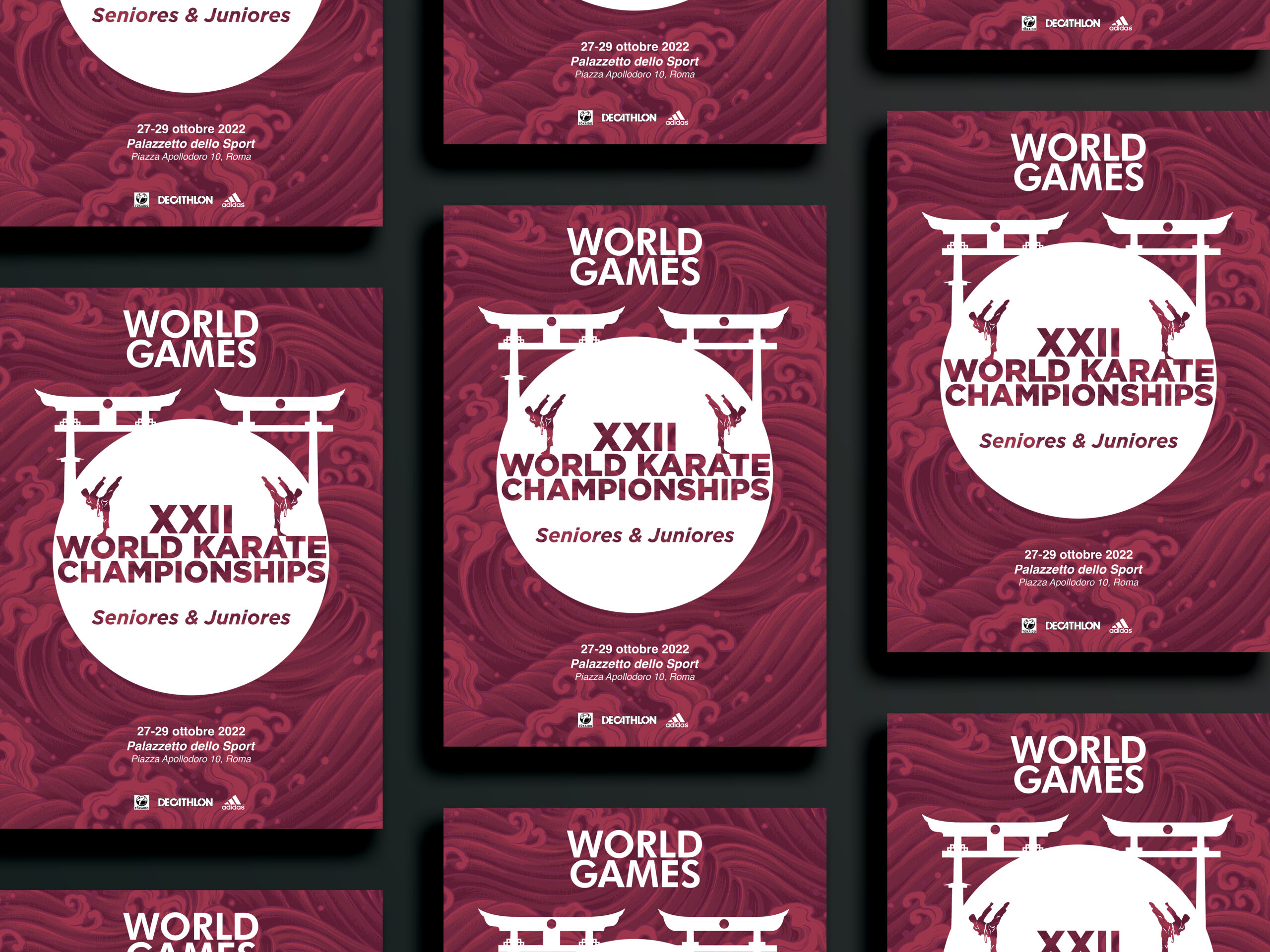 mockup world karate championships