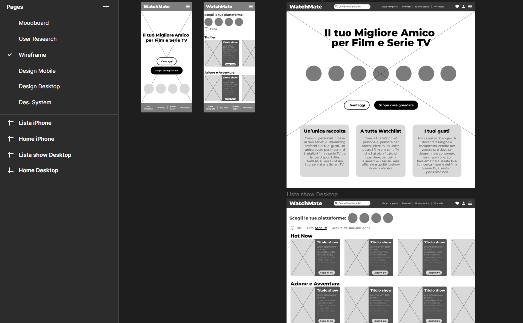 wireframe watchmate